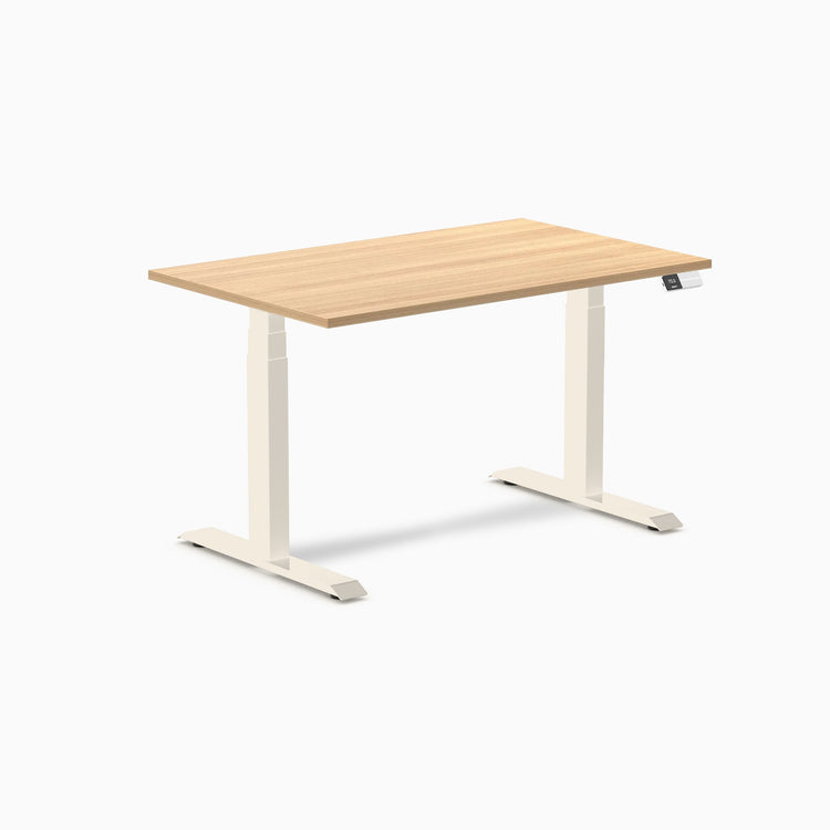 Bureau assis-debout Desky Dual en mélamine