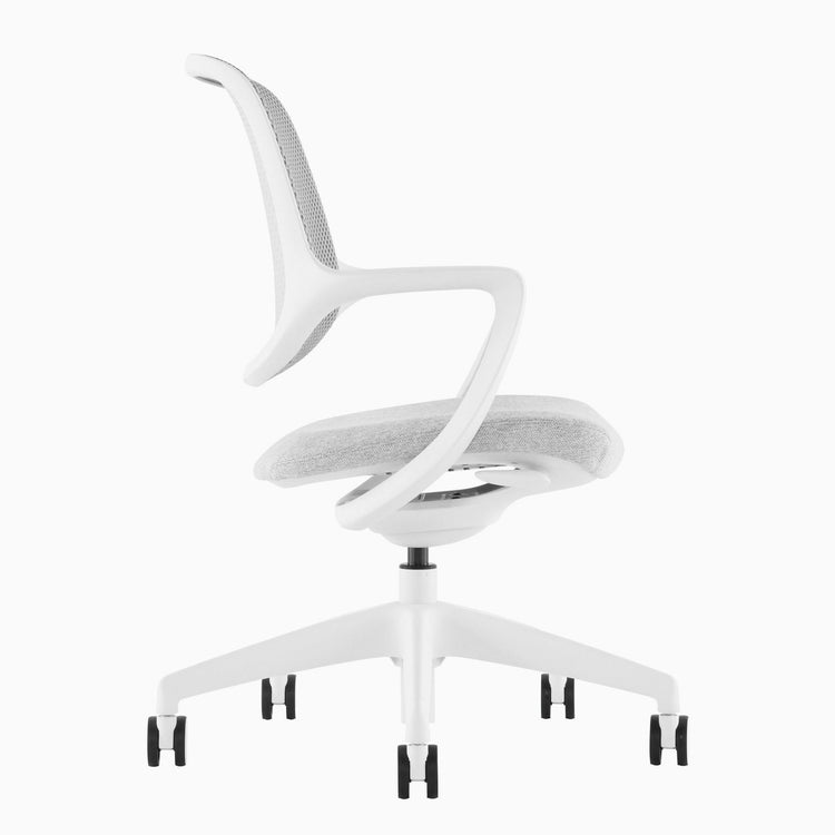Chaise de bureau ergonomique Ă dossier bas Desky Evoque