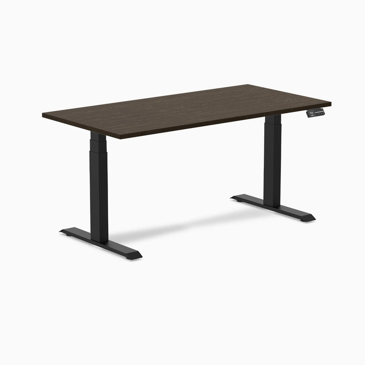 Bureau assis debout en bambou Desky Dual