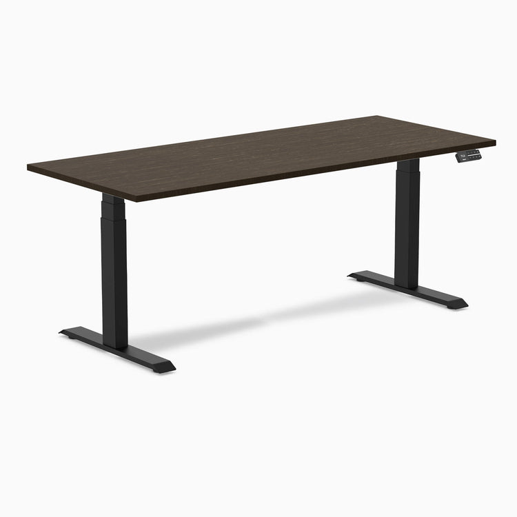 Bureau assis debout en bambou Desky Dual