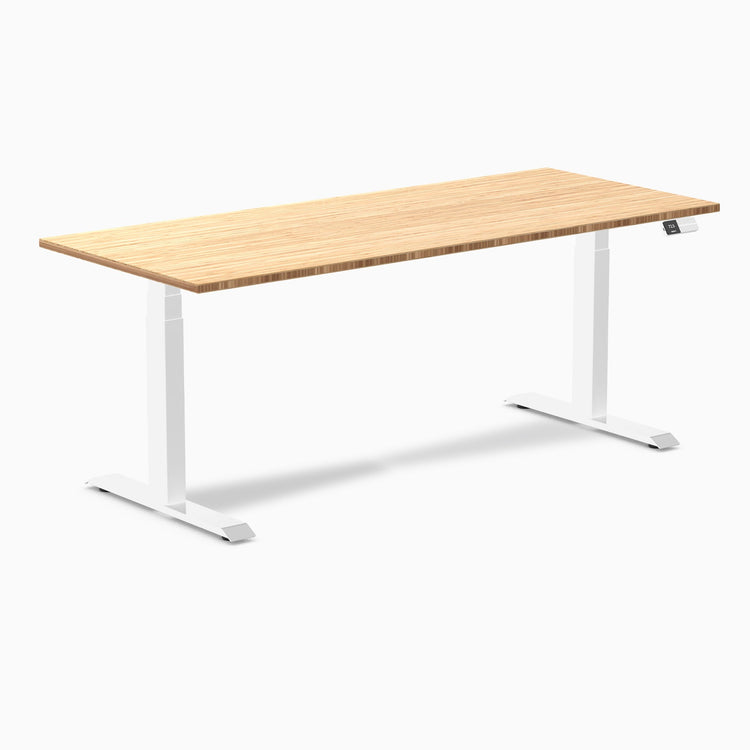Bureau assis debout en bambou Desky Dual