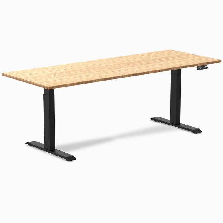 Bureau assis debout en bambou Desky Dual