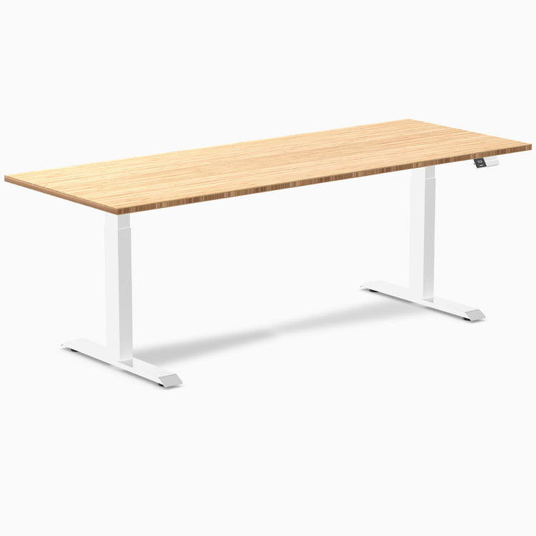 Bureau assis debout en bambou Desky Dual
