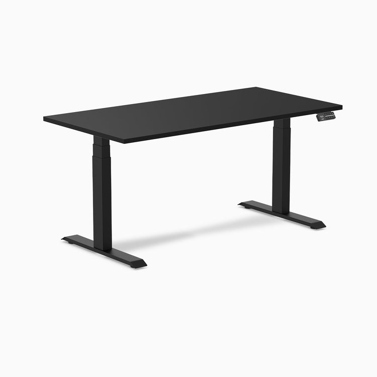 Bureau assis-debout Desky Dual en mélamine