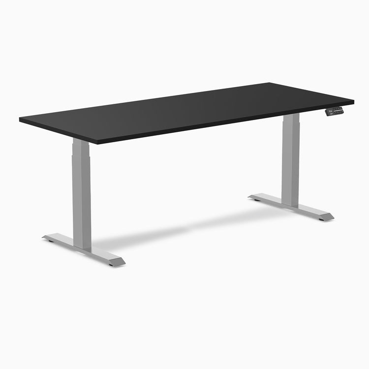 Bureau assis-debout Desky Dual en mélamine