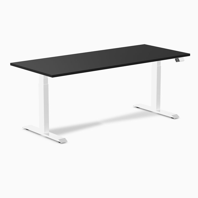 Bureau assis-debout Desky Dual en mélamine