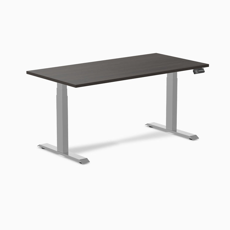 Bureau assis-debout Desky Dual en mélamine