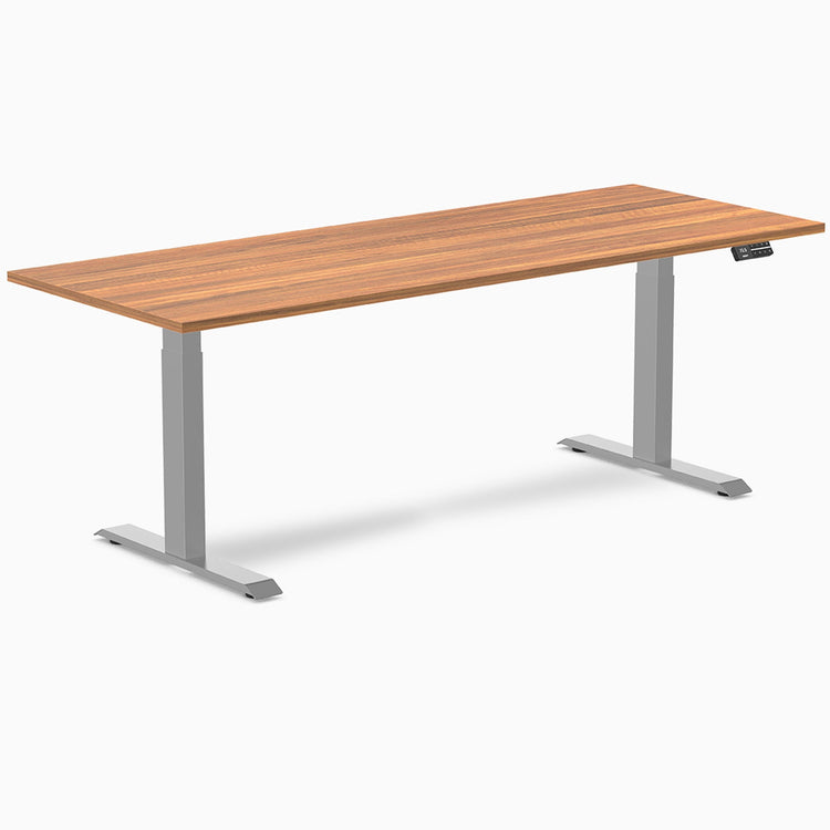 Bureau assis-debout Desky Dual en mélamine