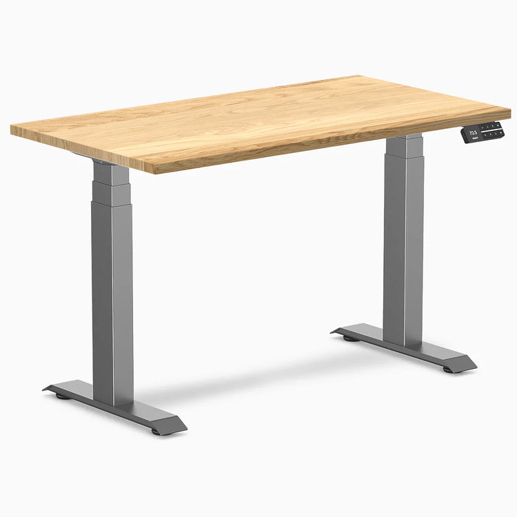 Desky Dual Mini Hardwood Sit Stand Desk
