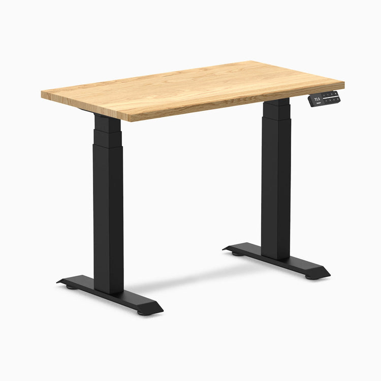 Desky Dual Mini Hardwood Sit Stand Desk