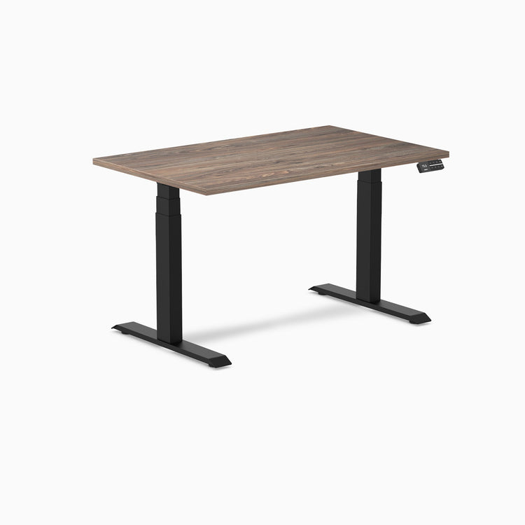 Bureau assis-debout Desky Dual en mélamine