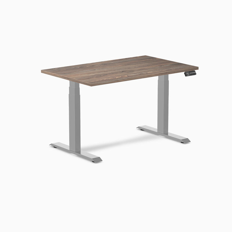 Bureau assis-debout Desky Dual en mélamine
