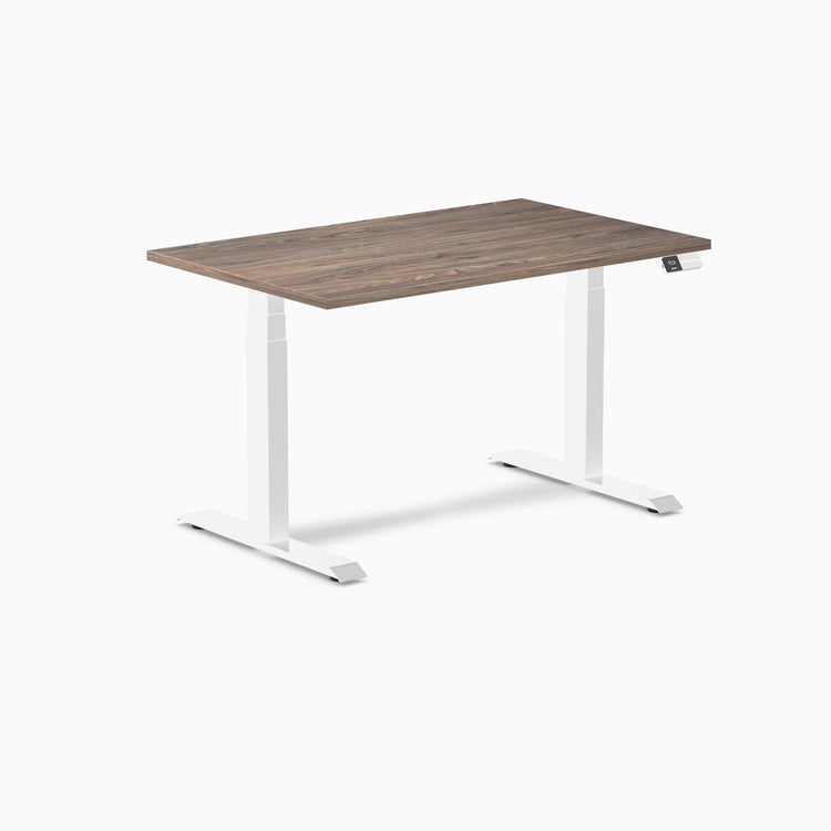 Bureau assis-debout Desky Dual en mélamine