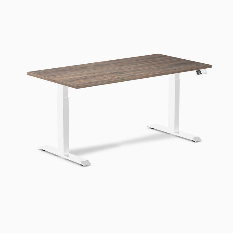 Bureau assis-debout Desky Dual en mélamine