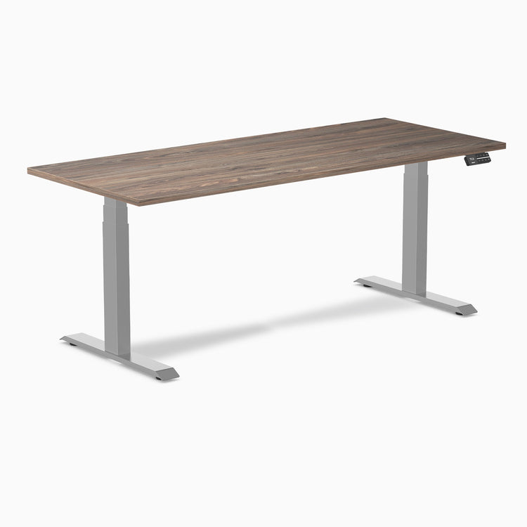 Bureau assis-debout Desky Dual en mélamine