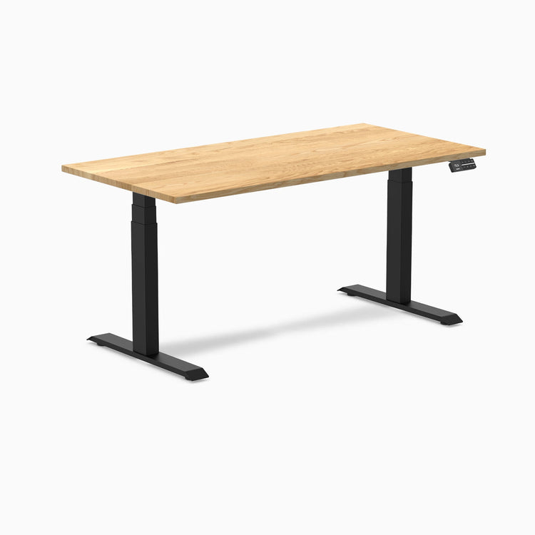 Bureau assis-debout en bois massif Desky Dual
