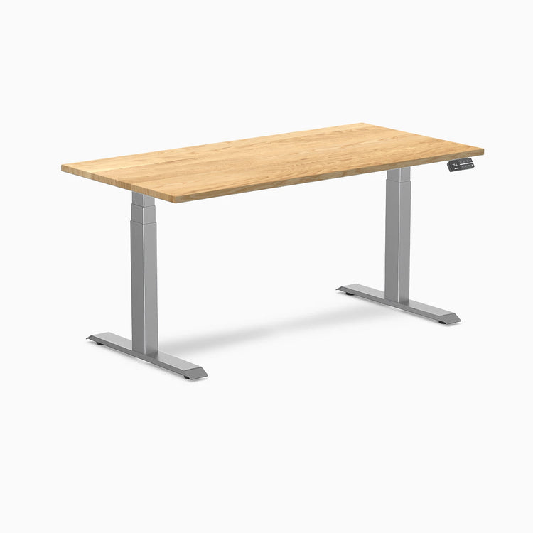 Bureau assis-debout en bois massif Desky Dual