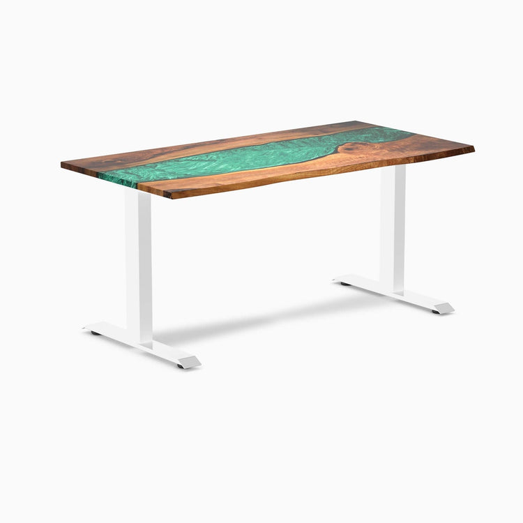 Bureau en bois massif et résine Desky Zero