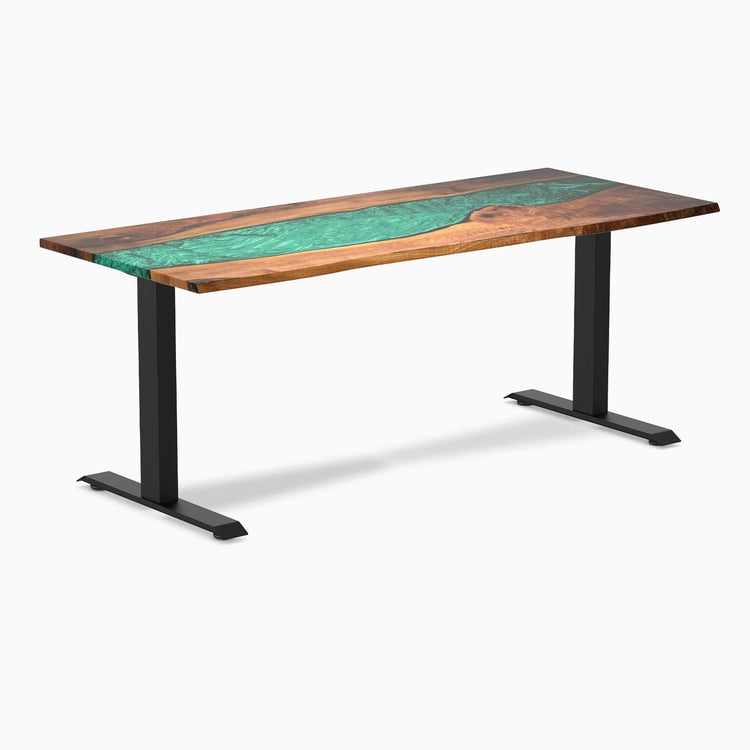 Bureau en bois massif et résine Desky Zero