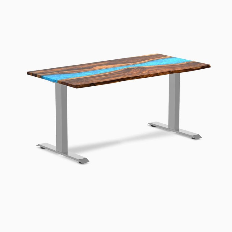Bureau en bois massif et résine Desky Zero