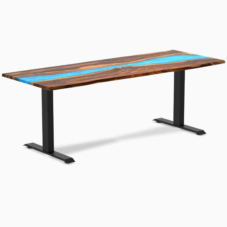 Bureau en bois massif et résine Desky Zero