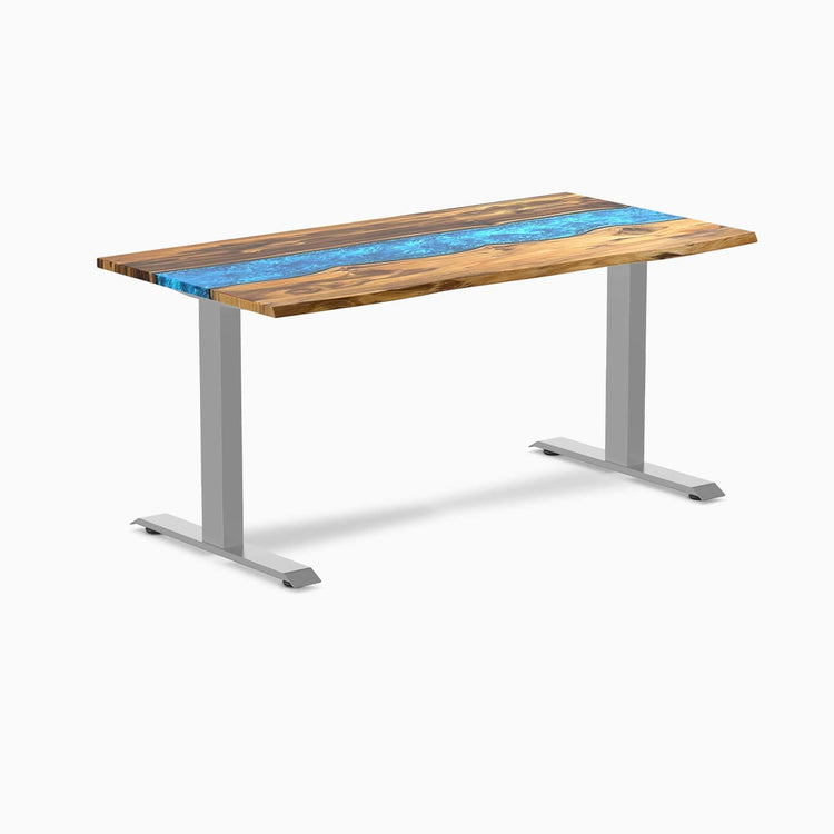 Bureau en bois massif et résine Desky Zero
