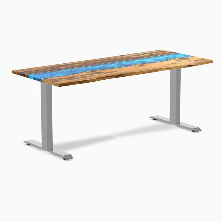 Bureau en bois massif et résine Desky Zero