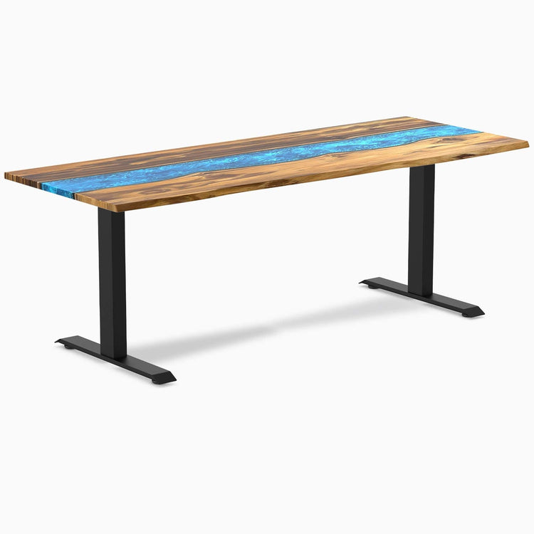 Bureau en bois massif et résine Desky Zero