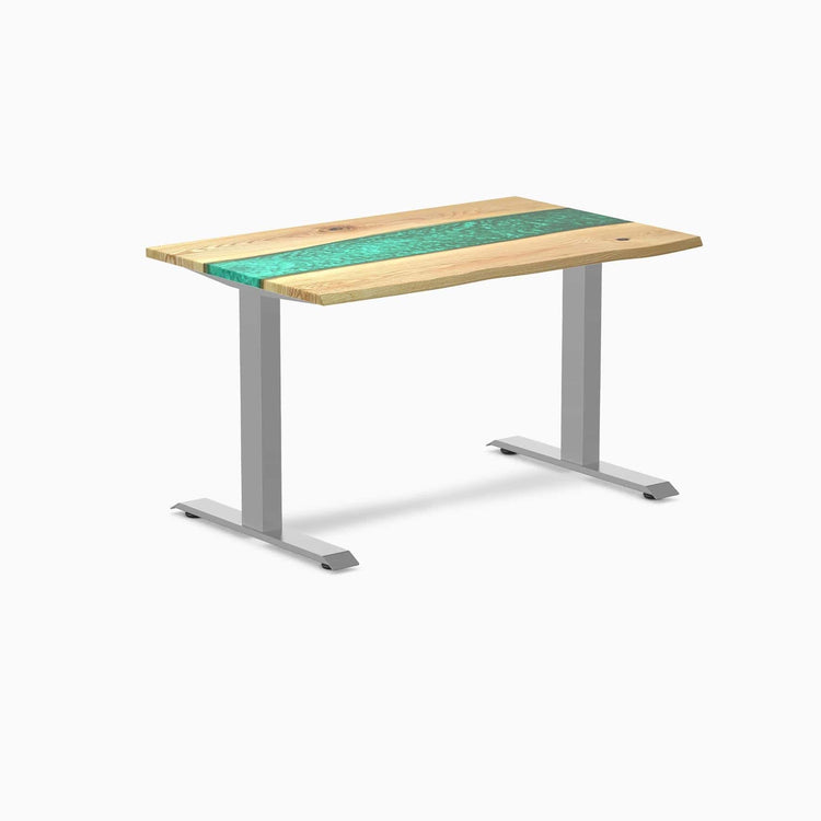 Bureau en bois massif et résine Desky Zero