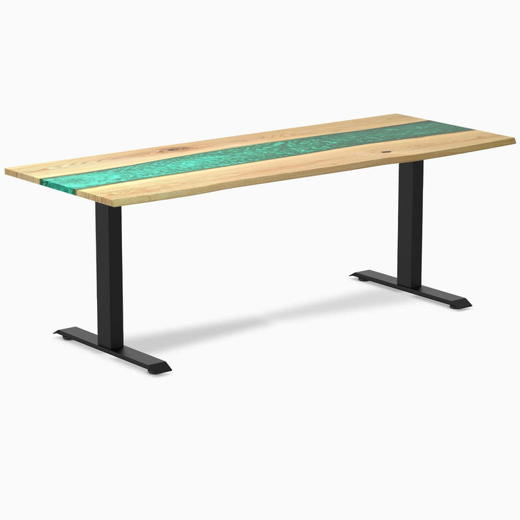 Bureau en bois massif et résine Desky Zero