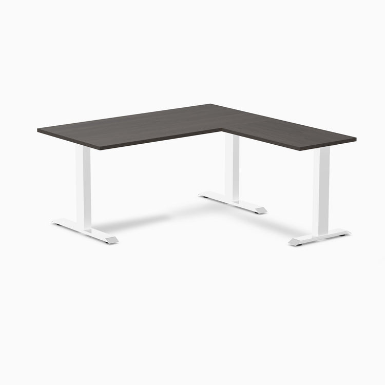 Bureau d'angle Desky Zero en mélamine