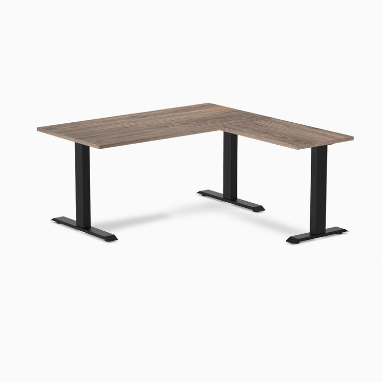 Bureau d'angle Desky Zero en mélamine