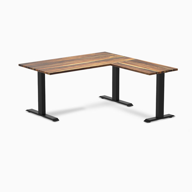 Bureau d'angle Desky Zero en bois massif
