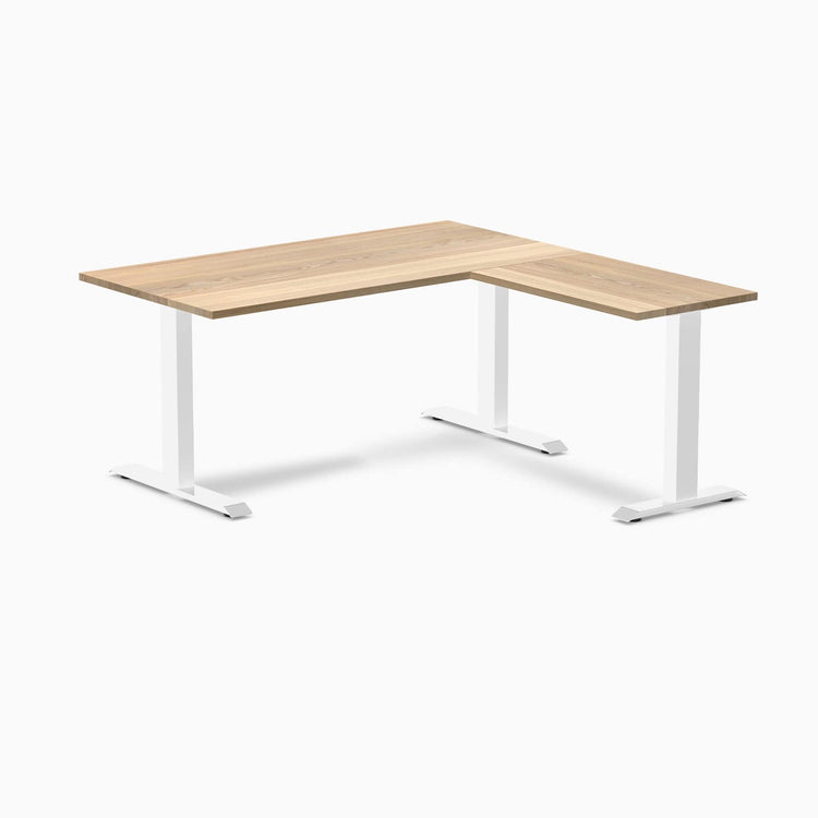 Bureau d'angle Desky Zero en bois massif