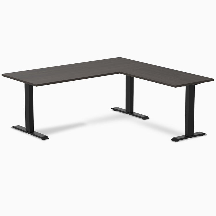 Bureau d'angle Desky Zero en mélamine