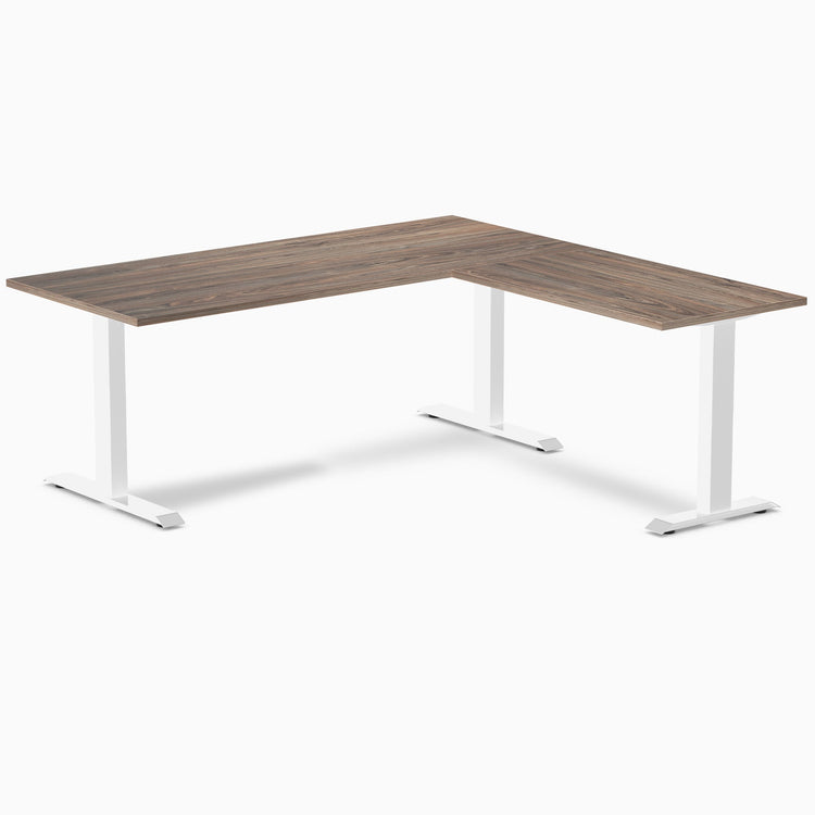 Bureau d'angle Desky Zero en mélamine