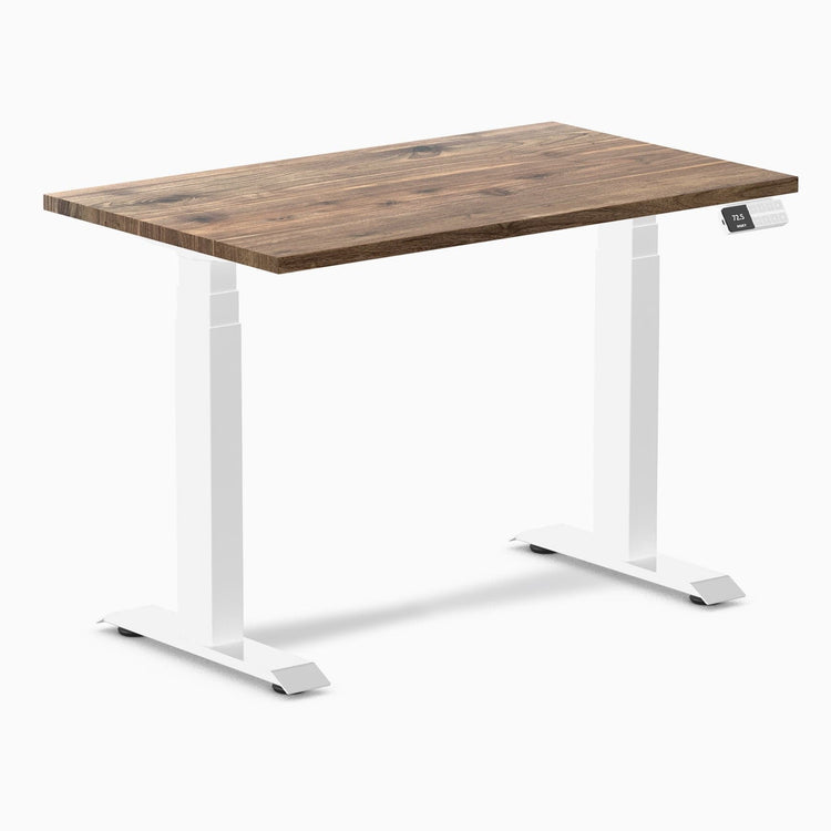 Desky Dual Mini Hardwood Sit Stand Desk