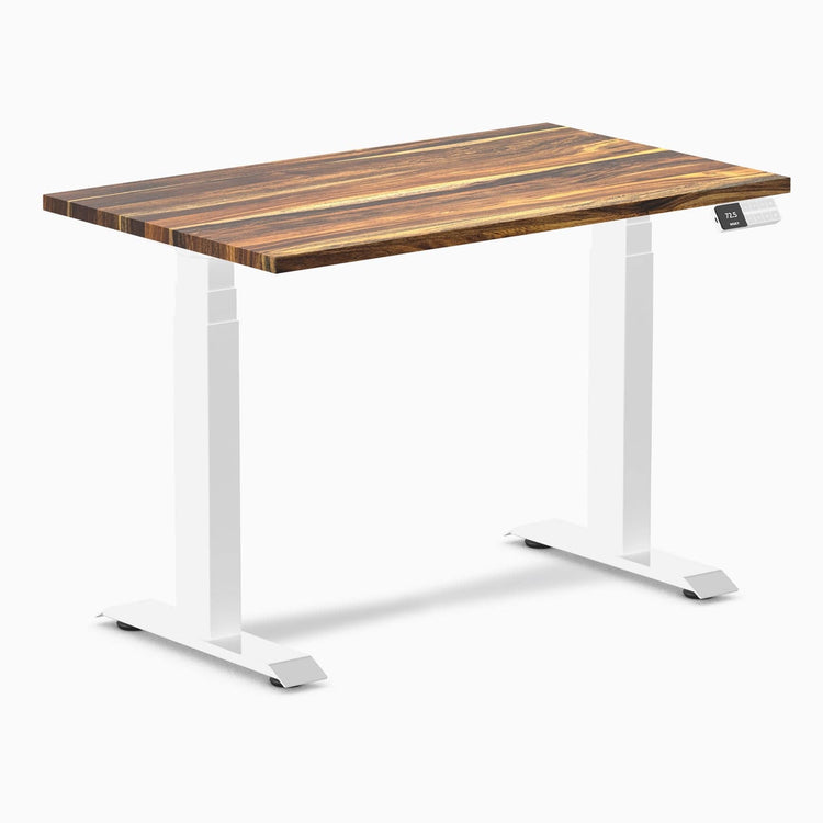 Desky Dual Mini Hardwood Sit Stand Desk