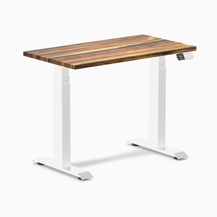Desky Dual Mini Hardwood Sit Stand Desk