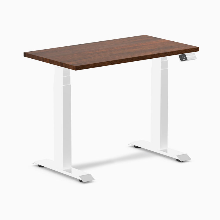 Bureau assis-debout Desky Dual Mini en hévéa