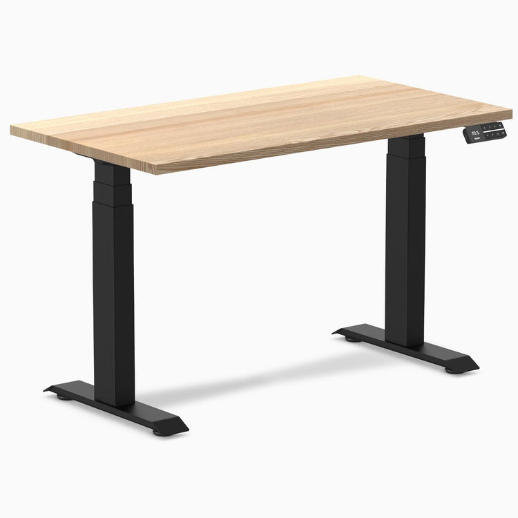 Desky Dual Mini Hardwood Sit Stand Desk