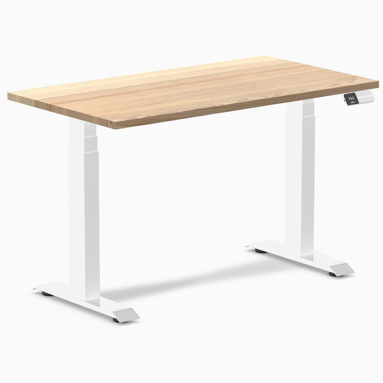 Desky Dual Mini Hardwood Sit Stand Desk