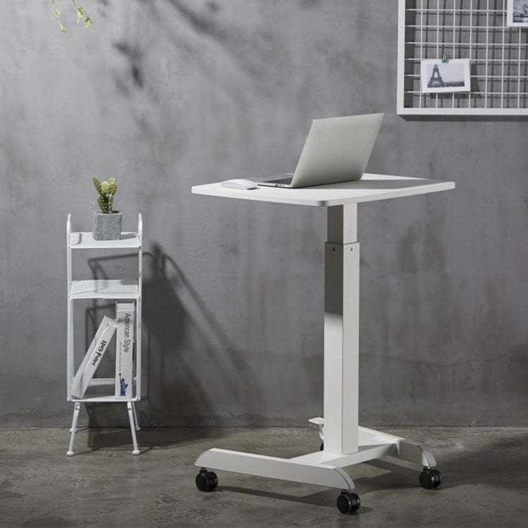 Bureau assis debout Ă colonne Desky Zero Noir - Desky