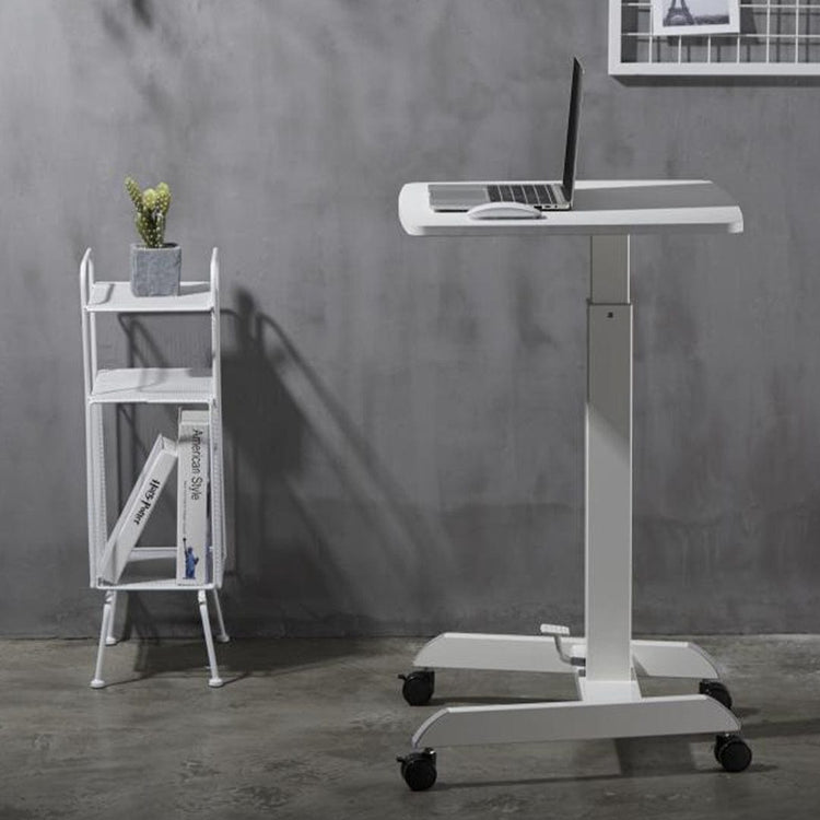 Bureau assis debout Ă colonne Desky Zero Noir - Desky