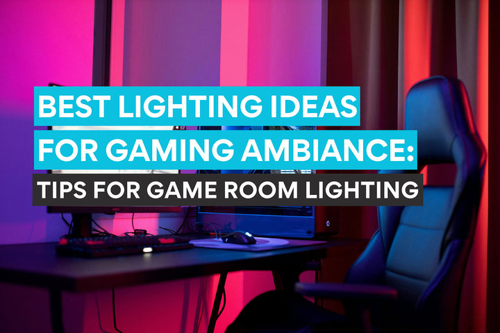 Meilleures idées d'éclairage pour une ambiance gaming: conseils pour éclairer votre salle de jeu - Desky®