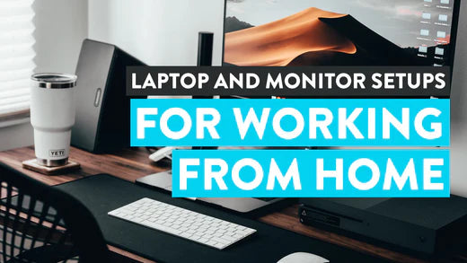 Configurations d'ordinateur portable et d'écran pour votre bureau en télétravail