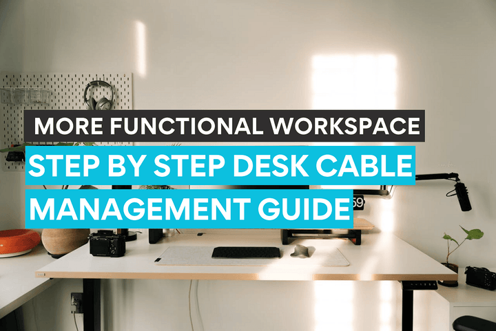 Guide pour un bureau plus fonctionnel grâce à un cable management efficace.