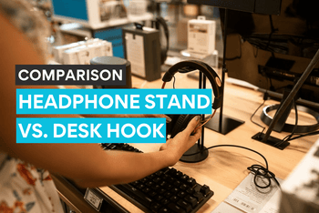 Comparaison entre les supports pour casque et les crochets de bureau : lequel est le meilleur ?
