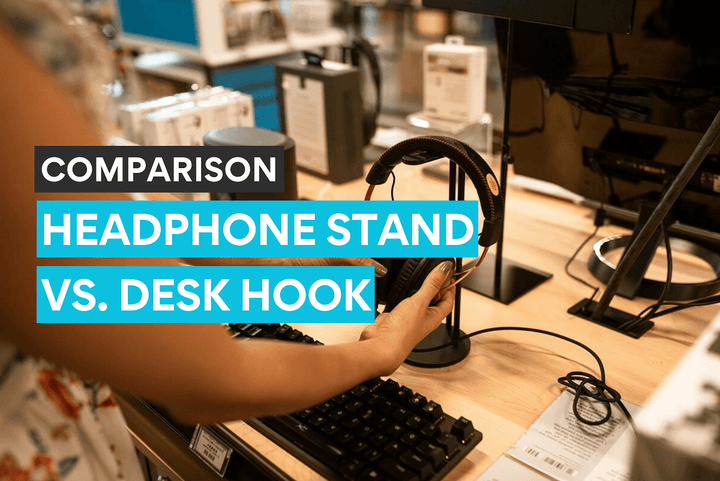 Comparaison entre les supports pour casque et les crochets de bureau : lequel est le meilleur ?