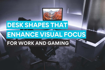 Des formes de bureau qui améliorent la concentration visuelle pour le travail et le jeu